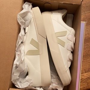 Veja white velcro sneakers